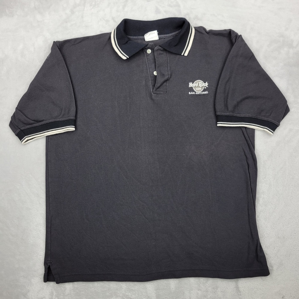 Hard Rock Cafe Shirt Mens Large Restaurant Bar Grill HRC San Antonio Texas Adult